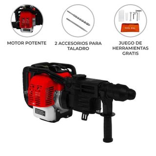 Marteau perforateur Monster T-mech 2 temps essence 0,9kW 12kg