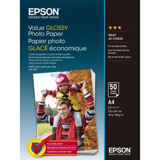 Papier Photo Epson Value Glossy A4 Brillant