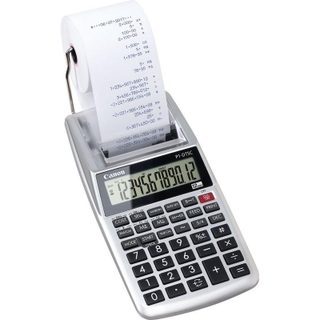 Calculatrice Canon P1-DTSC II 12 chiffres impression AC/Batterie grise
