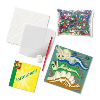Kit de perles a repasser SES Creative Beedz dinosaures 1800 pieces