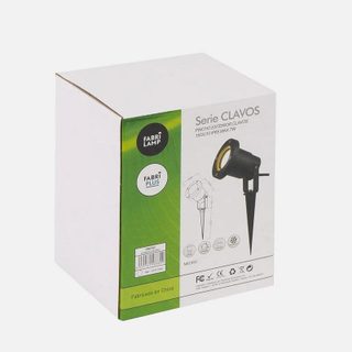 Spot a piquer FABRILAMP Clavos IP65 GU10 noir
