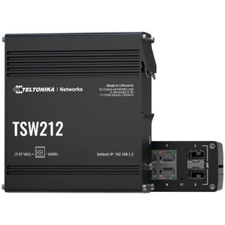 Switch industriel Teltonika TSW212 8x RJ45 2x SFP DIN-rail