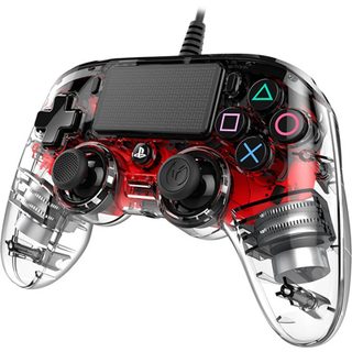 Nacon Compact Controller Wired pour PS4/PC éclairé en rouge