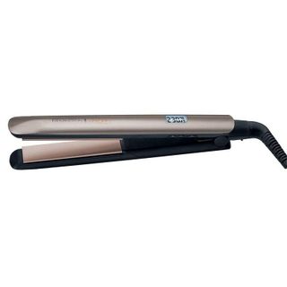 Lisseur Céramique Kératine Remington S8540 230ºC 9 Réglages Arrêt Automatique Écran Gris Rose