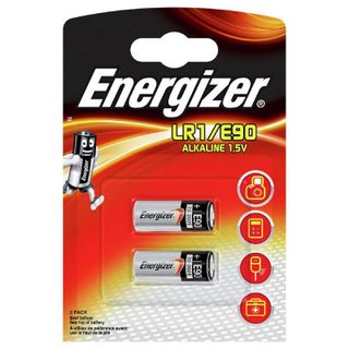 Piles alcalines Energizer E90 LR1 2 unités