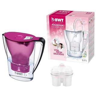 BWT Penguin Carafe Filtrante Électronique avec Magnésium 2,7 L Violet