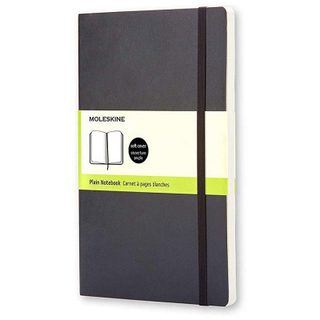 Moleskine Carnet Carnet 192 Feuilles Pages Lisses Couverture Souple Noir
