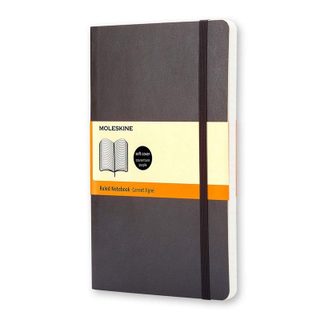 Moleskine Carnet Classique A5 192 Feuilles Pages Lignées Couverture Souple Noir