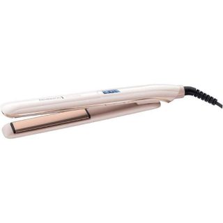 Lisseur Céramique Remington ProLuxe S9100 230ºC 9 Réglages Arrêt Automatique Écran Blanc Beige