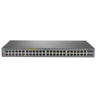 Hewlett Packard Enterprise OfficeConnect 1820 48G PoE+ (370W) Géré L2 Gigabit Ethernet (10/100/1000) Connexion Ethernet, supportant l'alimentation via ce port (PoE) 1U Gris