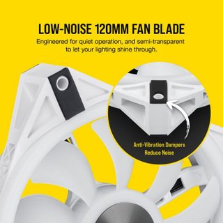Corsair iCUE QL120 RGB PWM Triple Fan Kit avec Lightning Node Core 120mm