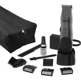 Tondeuse Barbe Visage Wahl Groomsman 9918-1416 Sans Fil 60min 9 Réglages 4 Sabots