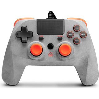 Snakebyte Rock Gamepad Orange/Gris pour PS4