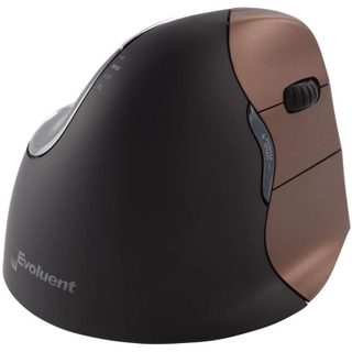 Souris verticale sans fil Evoluent VM4SW pour droitier, noir/bronze