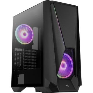 AeroCool Visière en verre trempé Aerocool USB 3.1 RGB