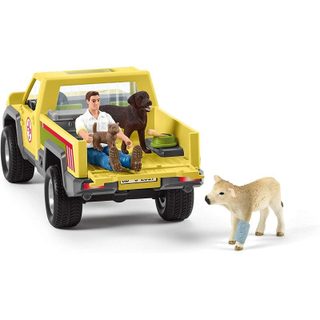 schleich Visite du vétérinaire à la ferme