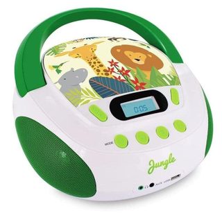 Lecteur CD Portable Metronic Jungle 1,5W RMS USB MP3 AUX Vert Enfant