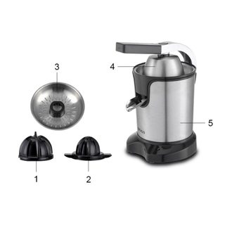 Presse-agrumes à levier Sogo 600W Inox