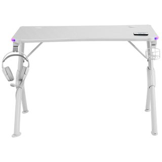 Table de jeu blanche Mars Gaming MGD RGB