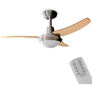 Ventilateur de plafond Cecotec EnergySilence Aero 480 65W LED, télécommande, 106 cm