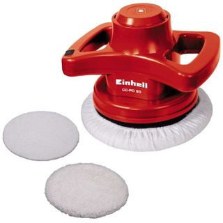 Einhell Polisseuse pour carrosserie CC-PO 90 (90W Diamètre 240mm) Livré avec bonnet textile et bonnet synthétique