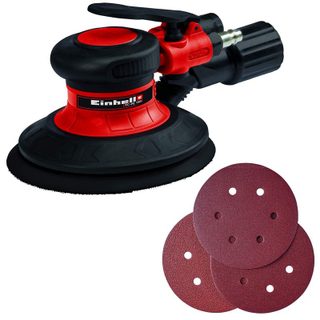 Einhell Ponceuse excentrique pneumatique TC-PE 150 (plateau de 150 mm de diamètre 6 papiers abrasifs)