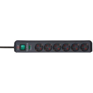 Multiprise Brennenstuhl Eco-Line 6 Prises Protection Surtension Interrupteur 1,5 m Antracite