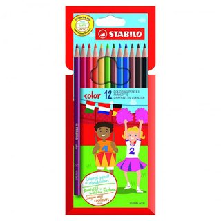 STABILO Boîte de 12 Crayons de Couleur