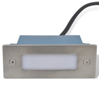 Vidaxl Lampe descalier encastrée à 2 LED 44x111x56 mm 41717