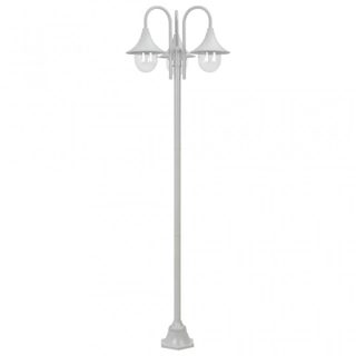 Vidaxl Lampadaire de jardin - 220 cm - Aluminium - 3 lanternes