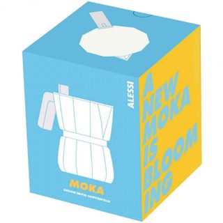 Alessi Moka Cafetière Italienne 9 Tasses Argent
