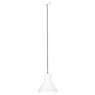 VidaXL Suspension ronde blanche E27 28,5 cm