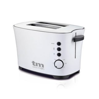 Grille-Pain Électronique TM 2 Tranches 850W Blanc