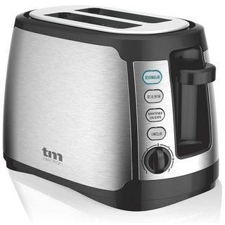 Grille-Pain Électronique TM 2 Tranches XXL 800W Inox