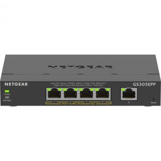 NETGEAR GS305EPP-100PES Switch 5 ports Gigabit 4xPoE+