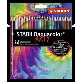 Stabilo etui crayons de couleur aquarellables x24