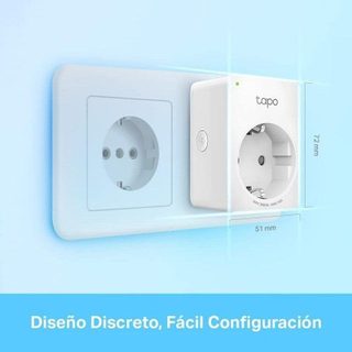 Prise intelligente TP-Link Tapo P110 Wi-Fi Commande vocale Statistiques de consommation