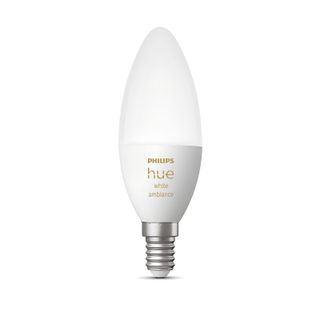 Philips Hue White Ambiance Ampoule LED intelligente B39 E14 4W Lumière blanche chaude à froide