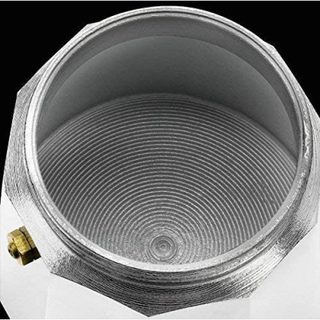 Monix Cafetière Italienne En Aluminium 6 Tasses Argent