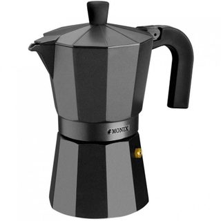 Monix Vitro Noir Cafetière Italienne 12 Tasses