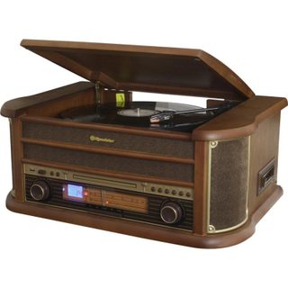 Platine Roadstar HIF-1993BT 5 W RMS Bluetooth USB CD cassette bois