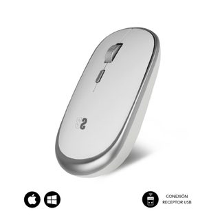 Mini souris sans fil Subblim Souris optique sans fil blanche
