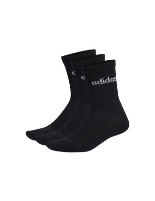 adidas Chaussettes Matelassées Linear (3 Paires) pour femme