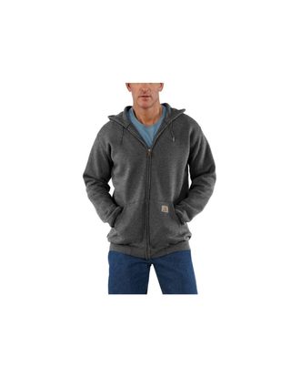 Sweat Zip Hooded Carbon