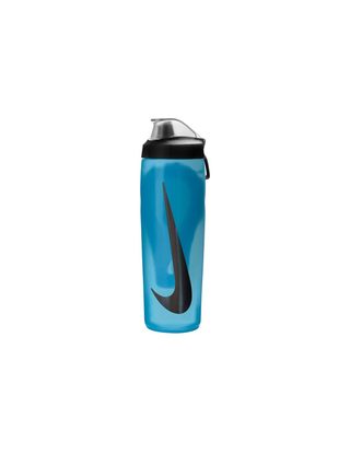 Bouteille Bouteille de ravitaillement avec couvercle verrouillable 24 Oz Bleu