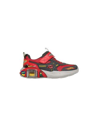 Chaussures Garage rouges et anthracite jaunes