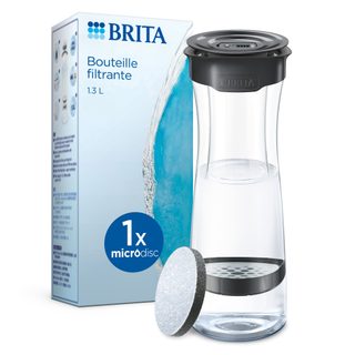 Brita Bouteille filtrante gris foncé - 1 filtre MicroDisc inclus