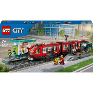 LEGO City Le tramway et la station du centre-ville 60423 LEGO