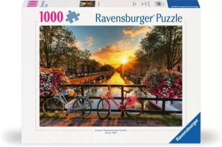 Puzzle 1000 pièces - Vélos à Amsterdam RAVENSBURGER