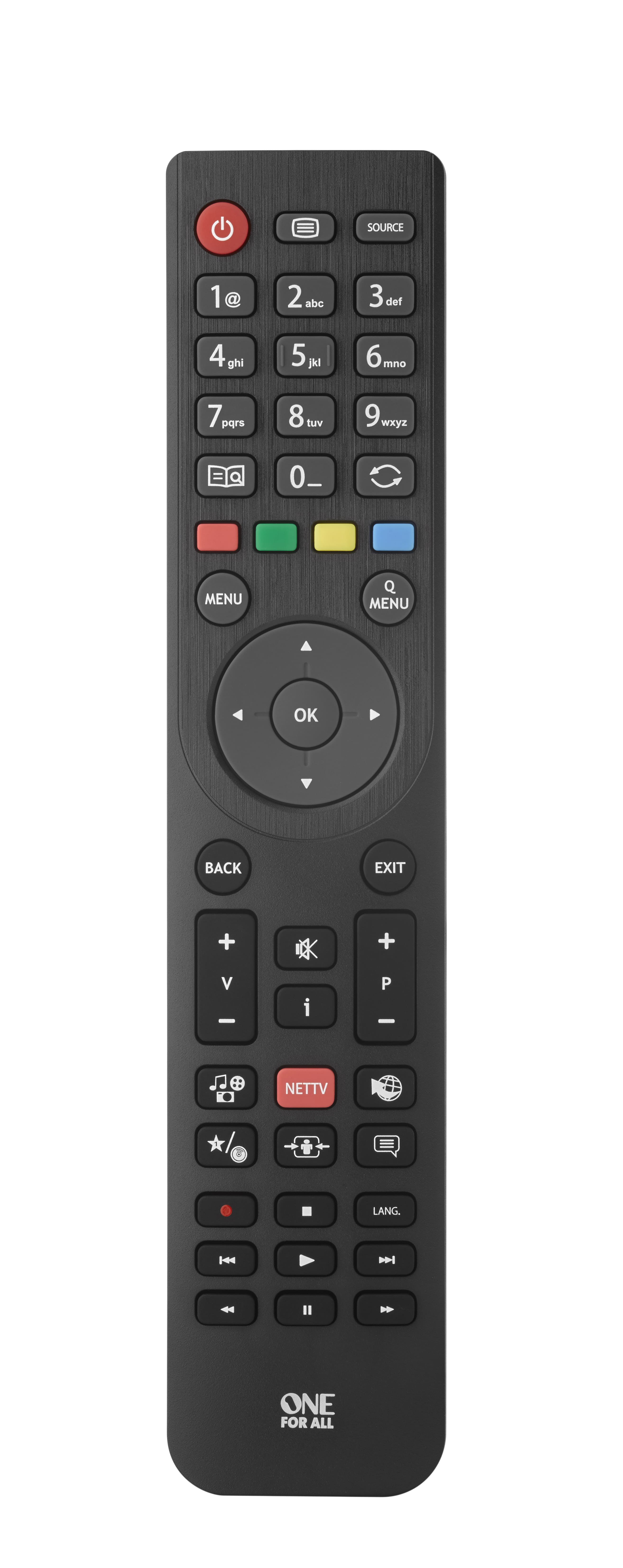 Télécommande de remplacement Telefunken TV ONE FOR ALL